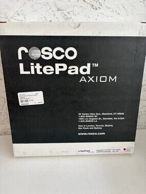 Rosco LitePad Axiom Daylight 12x12" 24 watts 12V DC 120V complete kit